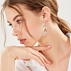 150Pcs 10 Colors Transparent Two Tone Spray Painted Glass Beads GLAA-LT0001-04E-6