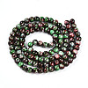 Baking Paint Glass Beads X1-DGLA-N003-8mm-A09-3