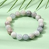10MM Natural Aquamarine Round Beaded Stretch Bracelets for Women GG-CBA6C75-A01-10mm-3