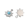 Synthetic Turquoise Pendants GG-CBAA892-02P-2