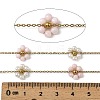 Handmade 304 Stainless Steel Beaded Chains CHS-L031-11G-04-2