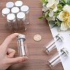 24Pcs Clear Glass Bottles Bead Containers CON-SC0001-09A-3