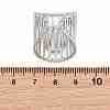 304 Stainless Steel Cuff Rings Ring Components SA-CBA098D-01P-C-3