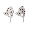 Non-Tarnish 5Pcs 201 Stainless Steel Pendants STAS-M056-06P-1