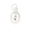 S925 Sterling Silver Pendants STER-Q006-02S-1