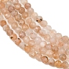 Natural Gold Sunstone Beads Strands G-B175-D11-4mm-4