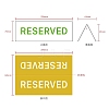 Acrylic Reserved Table Signs AJEW-WH0596-092A-3