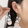 Acrylic Dangle Earrings FS-WGF063B-01-2