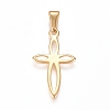 304 Stainless Steel Pendants STAS-L210-30G-1