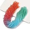 Transparent Painted Glass Beads Strands DGLA-A034-T2mm-A11-1