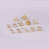 Brass L-Shaped Nose Rings WGA70D4-21-3