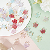 200Pcs 10 Colors Resin Bead Caps FIND-DR0001-40-3