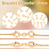Brass Double Spring Ring Clasps FIND-AB00055-3