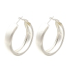 Brass Ring Hoop Earrings for Women EJEW-A121-17B-S-2