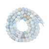 Natural Aquamarine Beads Strands G-E365-05A-6mm-4