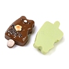 Opaque Resin Imitation Food Decoden Cabochons CRES-I034-06-2