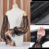 Polyester Detachable Mesh Puff Sleeves AJEW-WH0485-43C-3