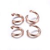 304 Stainless Steel Jump Rings STAS-O107-06RG-A-3