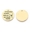 201 Stainless Steel Pendants STAS-T064-37G-34-1