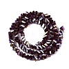 Electroplate Transparent Glass Beads Strands EGLA-Q139-01A-A28-2