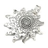 Tibetan Style Alloy Big Pendants X-FIND-D037-02AS-01-2