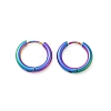 202 Stainless Steel Huggie Hoop Earrings EJEW-F111A-16mm-RC-4