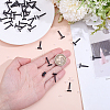 42Pcs Spray Painted Alloy Stud Earring Findings FIND-ME0004-21A-5