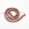 Natural Rhodonite Round Bead Strands X-G-J302-10-8mm-4