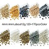 120G 12 Styles Glass Seed Beads SEED-YW0002-86-1