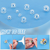 138Pcs 9 Styles Round Mechanized Blown Glass Globe Ball Bottles BLOW-FI0001-01-4