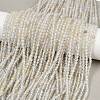 Natural White Topaz Beads Strands G-RM241221-C21-1