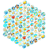 100Pcs Glass Cabochins GLAA-PH0001-92-1