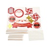 DIY Christmas Theme Paper Cake Insert Card Decoration DIY-H108-11-1