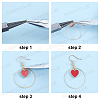 DIY Dangle Earring Making Kits DIY-SC0012-33-4
