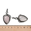 Natural Rose Quartz Pendants G-F777-01AS-11-3