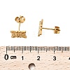 304 Stainless Steel Stud Earrings EJEW-M098-01B-G-2