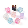 Transparent UV Plating Acrylic Beads OACR-I015-33-1