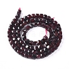 Natural Garnet Beads Strands G-L537-007-4