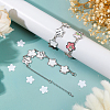 4 Sets Sublimation Blank Alloy Bracelet Making BJEW-FH0001-10B-4