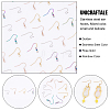 120Pcs 4 Styles 304 Stainless Steel Earring Hooks STAS-UN0034-15-4