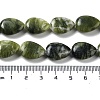 Natural Teardrop Xinyi Jade/Chinese Southern Jade Beads Strands G-L242-23-5