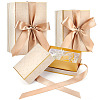 3Pcs 3 Styles Cardboard Paper Gift Boxes with Velvet Lid and Ribbon AJEW-BC0010-03B-1
