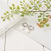 304 Stainless Steel Huggie Hoop Earrings EJEW-JE04403-02-4