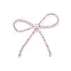 Alloy & Glass Bowknot Chandelier Component Links PALLOY-D360-01F-1