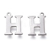 Tarnish Resistant 304 Stainless Steel Charms STAS-H112-H-P-2