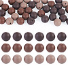 45Pcs 3 Colors Round Silicone Focal Beads SIL-TAD0001-01G-1