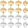 80Pcs 2 Colors Brass Charms KK-BBC0016-56-1