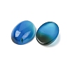 Dyed Oval Natural Blue Agate Cabochons X-G-K020-18x13mm-08-4