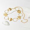 Alloy Disc Ring Link Chain Waist Belly Chains for Women FS-WG85C7A-01-4