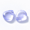 Transparent Spray Painted Glass Beads GLAA-T016-29E-2